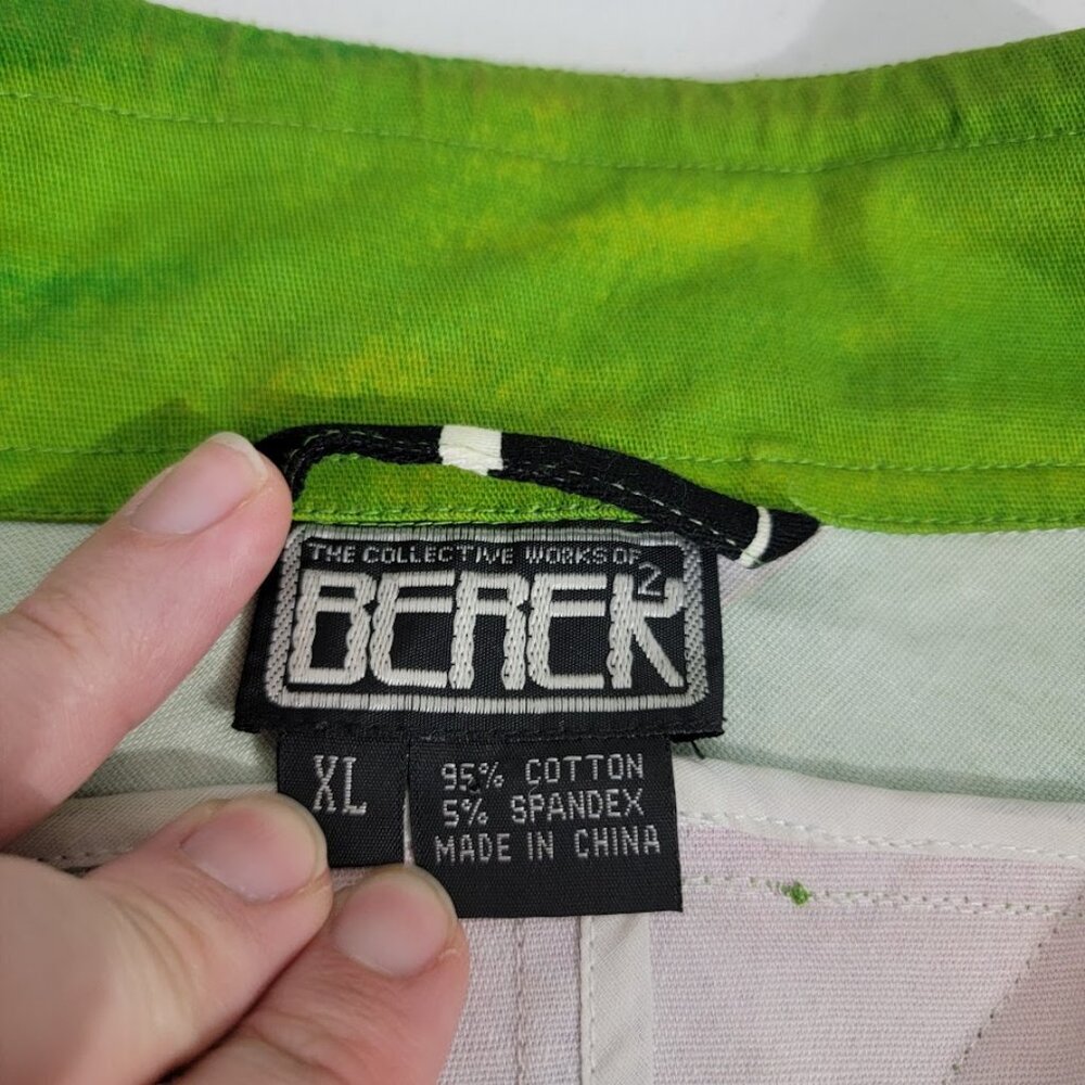 Vintage Berek Abstract Wearable Artsy Jacket Sz XL Full Zip Pockets Flare Sleeve - Picture 7 of 13